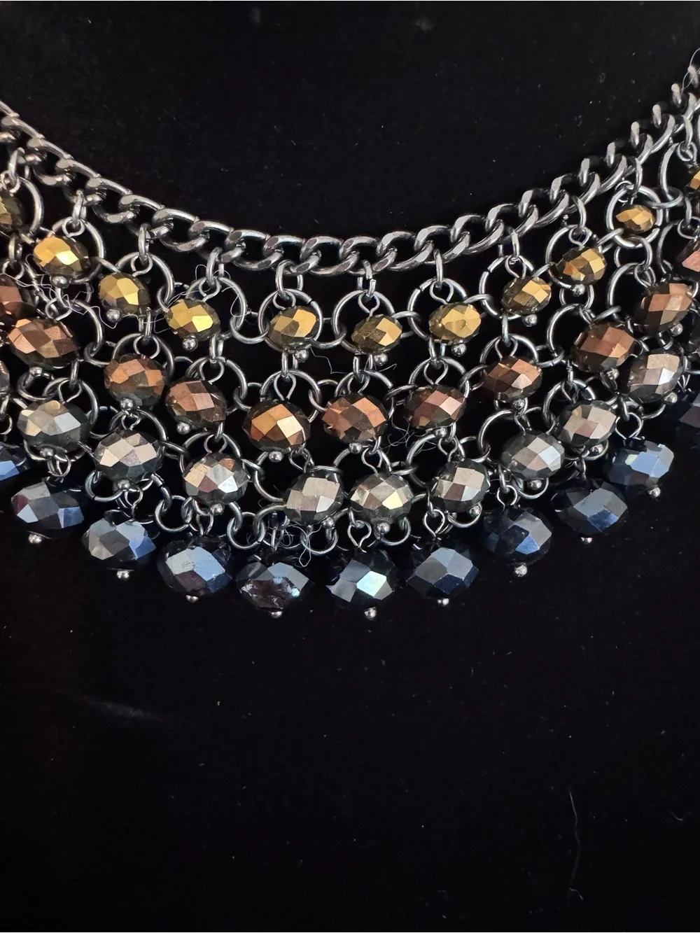 Beaded Multicolor Statement Jewelry Set